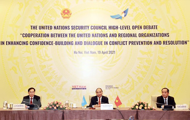 [Ảnh] Chủ tịch nước chủ trì Phiên thảo luận mở cấp cao của Hội đồng Bảo an Liên Hợp quốc - Ảnh 1