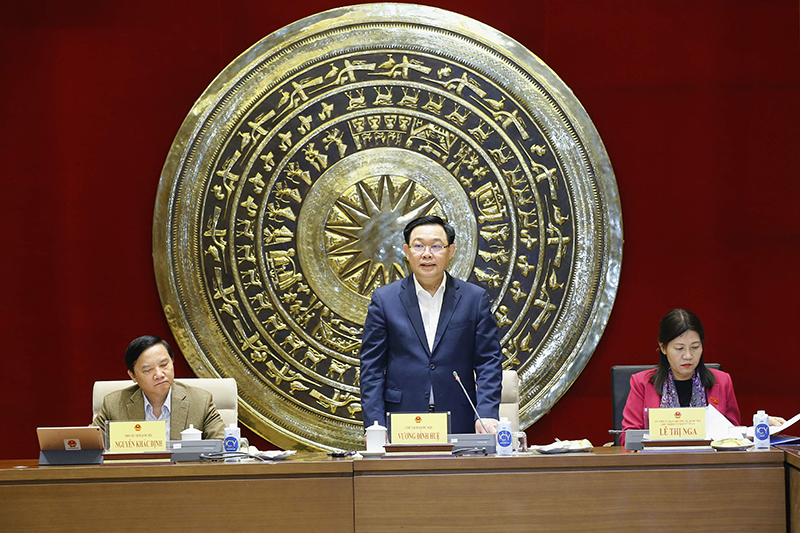 Chủ tịch Quốc hội Vương Đình Huệ: Ủy ban Tư pháp tiếp tục phát huy vai trò nòng cốt trong hoạt động của Quốc hội - Ảnh 1