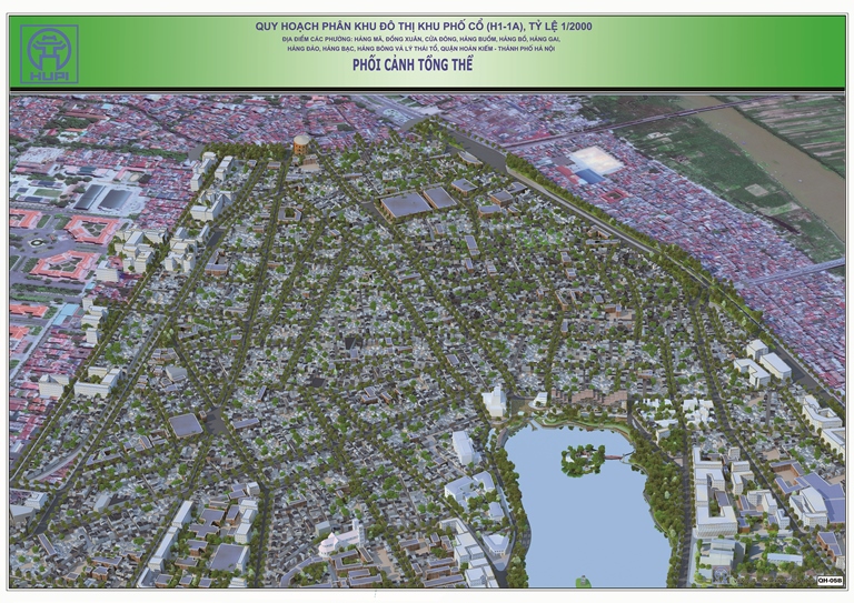 Những điểm đáng chú ý tại Quy hoạch phân khu H1-1A, khu phố cổ Hà Nội - Ảnh 1