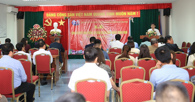 Hà Nội: Công bố quyết định thành lập Đảng bộ Khu công nghiệp Quang Minh - Ảnh 1