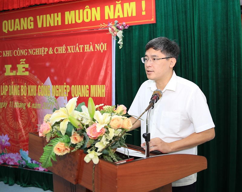 Hà Nội: Công bố quyết định thành lập Đảng bộ Khu công nghiệp Quang Minh - Ảnh 4