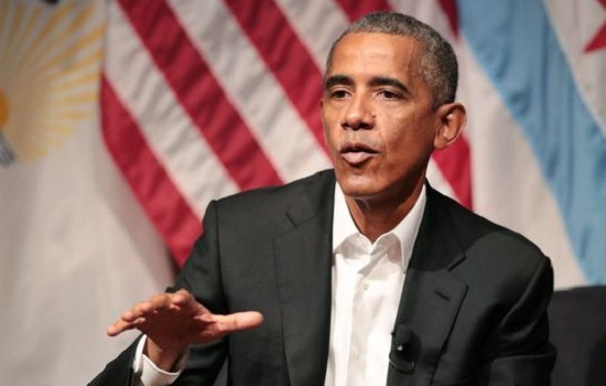 Ông Obama phát biểu lần đầu trước công chúng sau khi từ nhiệm - Ảnh 1