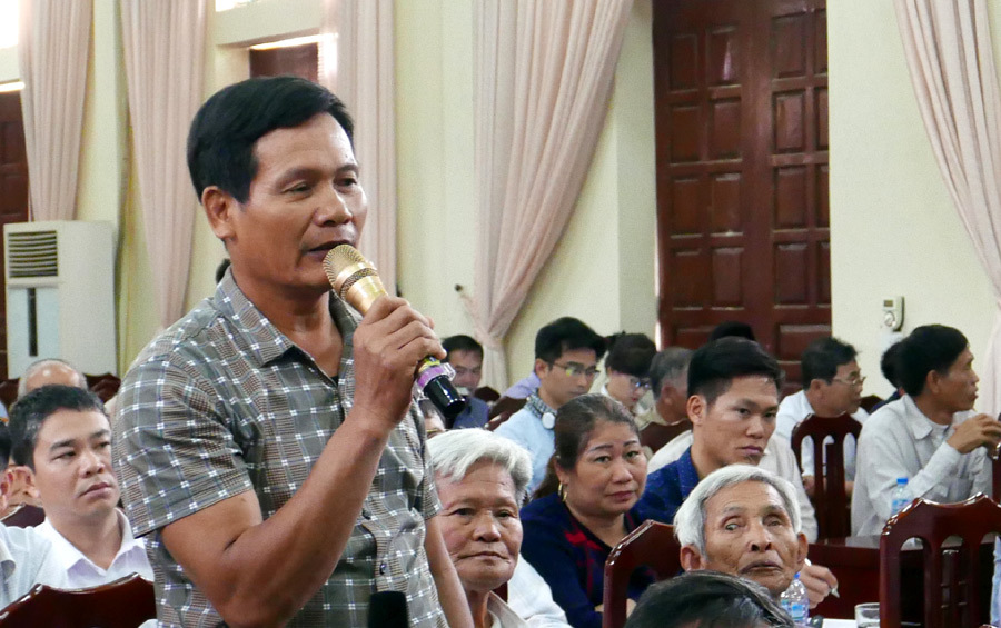 Chủ tịch UBND TP Nguyễn Đức Chung đối thoại với người dân xã Đồng Tâm - Ảnh 3