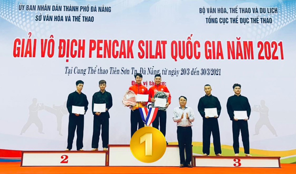 Giải vô địch Pencak silat Quốc gia 2021: Hà Nội về nhất toàn đoàn với 11 HCV - Ảnh 1