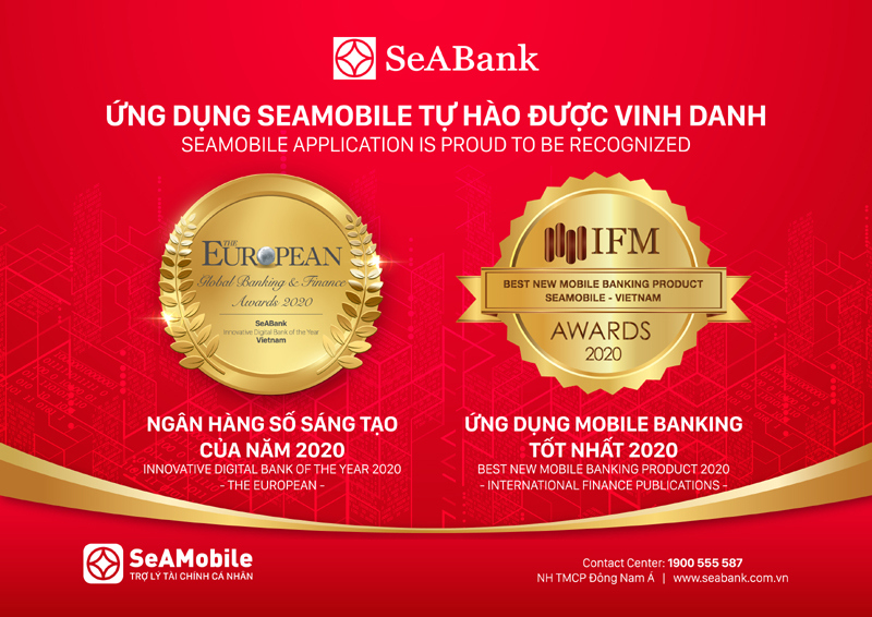 Ngân hàng số SeAMobile được ghi nhận nhiều giải thưởng uy tín - Ảnh 1