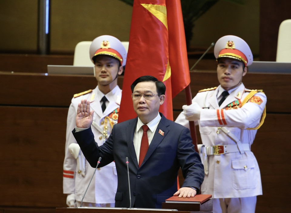Bí thư Thành ủy Hà Nội Vương Đình Huệ được bầu làm Chủ tịch Quốc hội - Ảnh 4