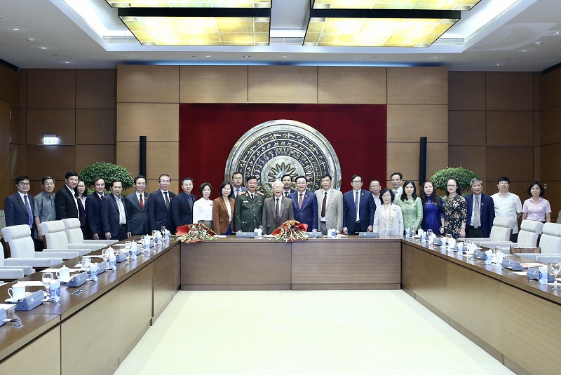 Đoàn đại biểu Quốc hội Hà Nội chúc mừng đồng chí Nguyễn Phú Trọng hoàn thành xuất sắc nhiệm vụ Chủ tịch nước - Ảnh 3