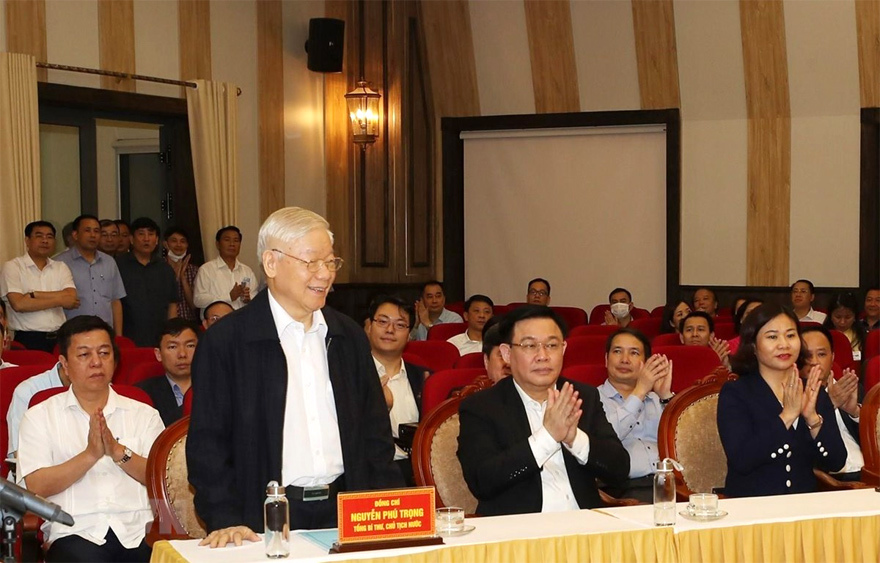 Tổng Bí thư, Chủ tịch nước Nguyễn Phú Trọng được cử tri nơi cư trú tín nhiệm cao - Ảnh 1