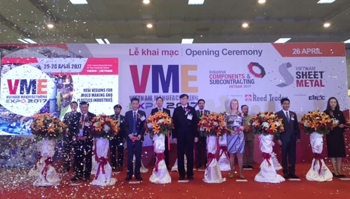 Chính thức khai mạc triển lãm quốc tế Vietnam Manufacturing Expo 2017 - Ảnh 1