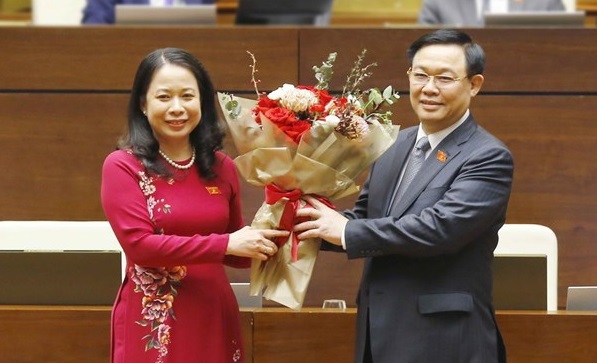 Bà Võ Thị Ánh Xuân được bầu giữ chức Phó Chủ tịch nước - Ảnh 1
