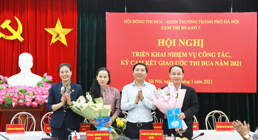 Hà Nội: Cụm thi đua số 7 ký kết giao ước thi đua năm 2021 - Ảnh 3