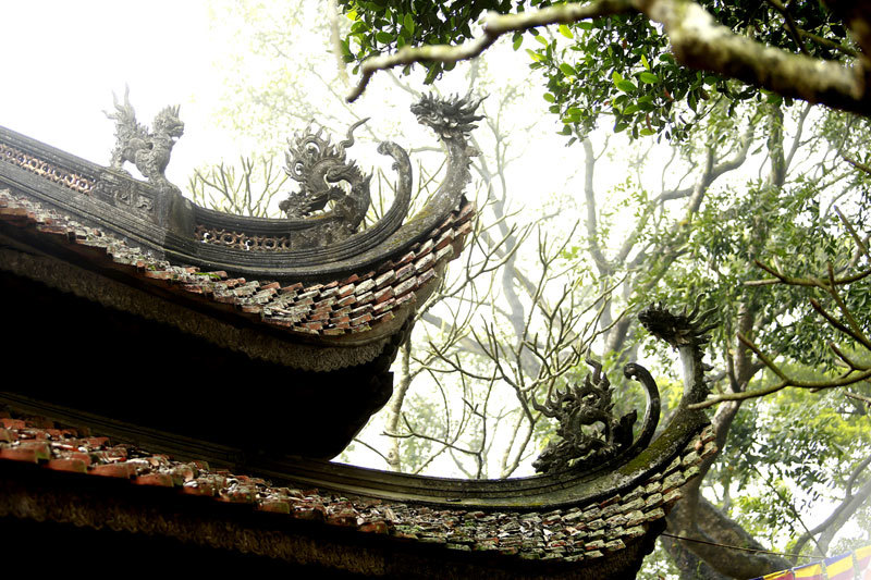 Những đường cong hút hồn ở chùa Tây Phương, Hà Nội - Ảnh 7