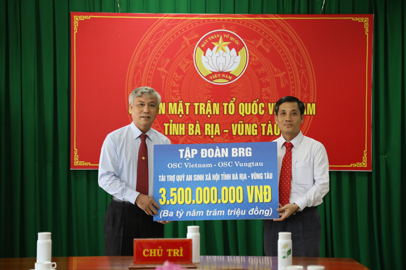 OSC Việt Nam, thành viên Tập đoàn BRG tài trợ 3,5 tỷ đồng cho Quỹ An sinh xã hội tỉnh Bà Rịa – Vũng Tàu - Ảnh 1