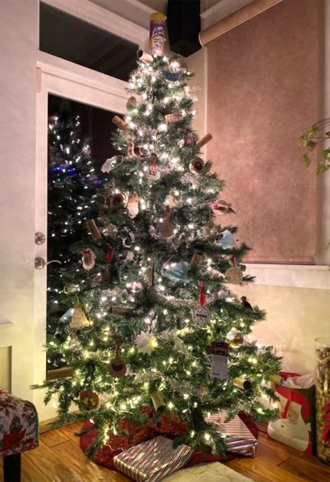 Những "cây thông Covid" phong cách độc đáo dịp Giáng sinh - Ảnh 1