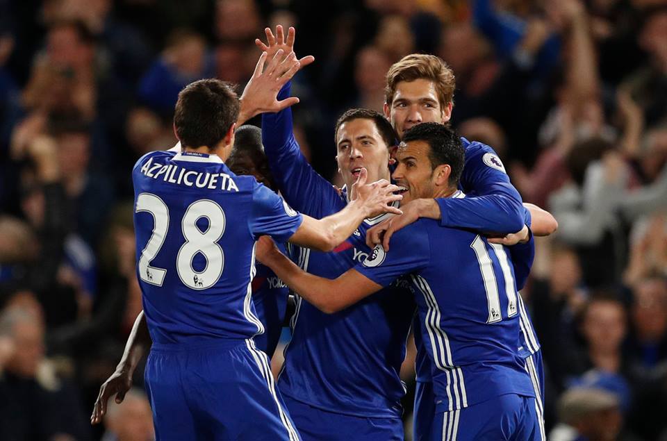 Hazard bừng sáng, giúp Chelsea thẳng tiến đến ngôi vương - Ảnh 1