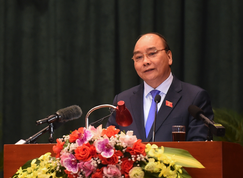 Thủ tướng Nguyễn Xuân Phúc tiếp xúc cử tri tại Hải Phòng - Ảnh 1