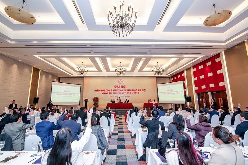 Đại hội Đại biểu Hiệp hội Công thương thành phố Hà Nội nhiệm kỳ 2020-2025 - Ảnh 1