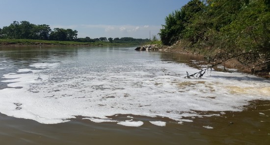 Phạt hơn 1 tỷ đồng các doanh nghiệp xả thải ra sông Đáy - Ảnh 1