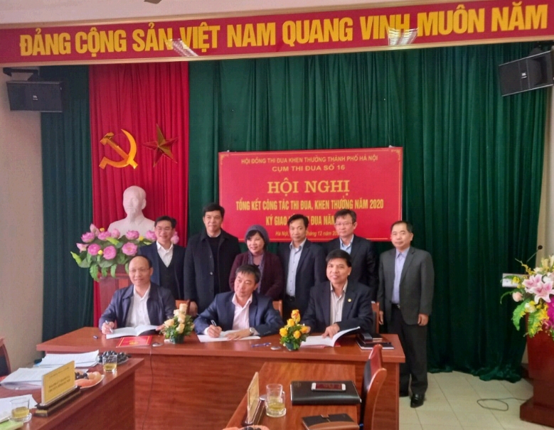 Hà Nội: Cụm thi đua số 16 ký giao ước thi đua năm 2021 - Ảnh 3