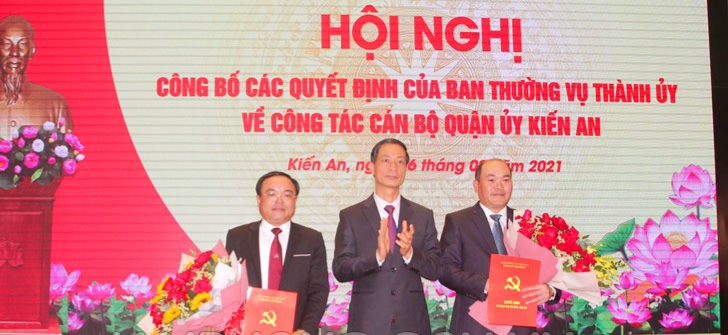 Chủ tịch UBND quận Kiến An giữ chức Chánh Văn phòng Thành ủy - Ảnh 1