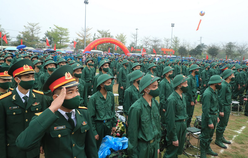 Những hình ảnh ấn tượng trong ngày giao nhận quân năm 2021 tại Hà Nội - Ảnh 12