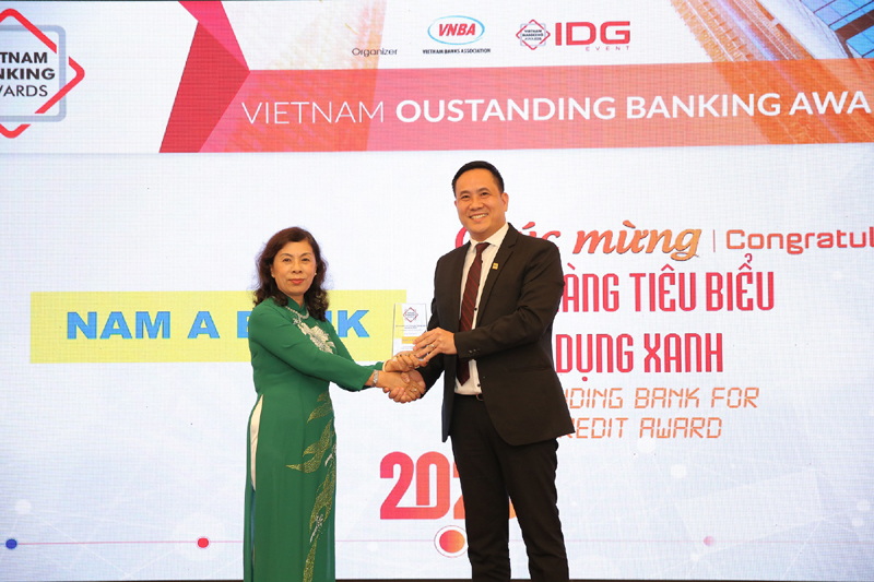 Nam A Bank tiếp tục nhận giải thưởng “Ngân hàng tiêu biểu về tín dụng xanh” - Ảnh 1