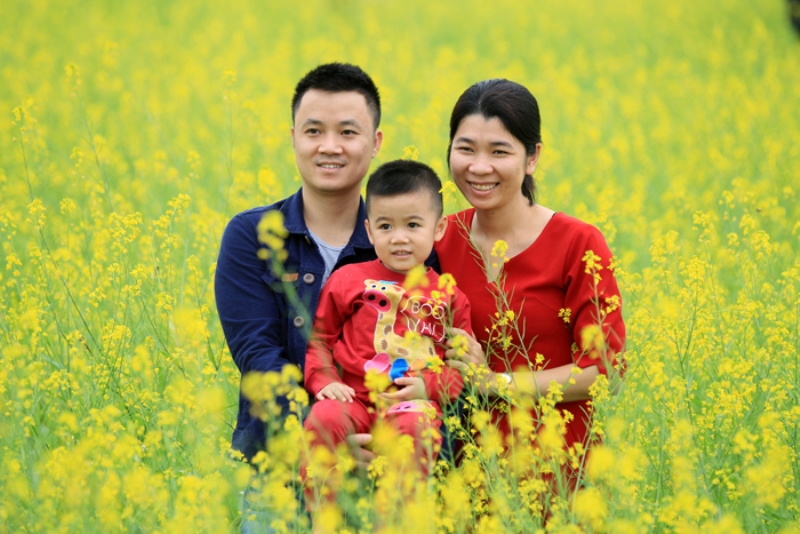 Cánh đồng cải vàng ở Hà Nội khiến du khách “phát sốt” - Ảnh 16