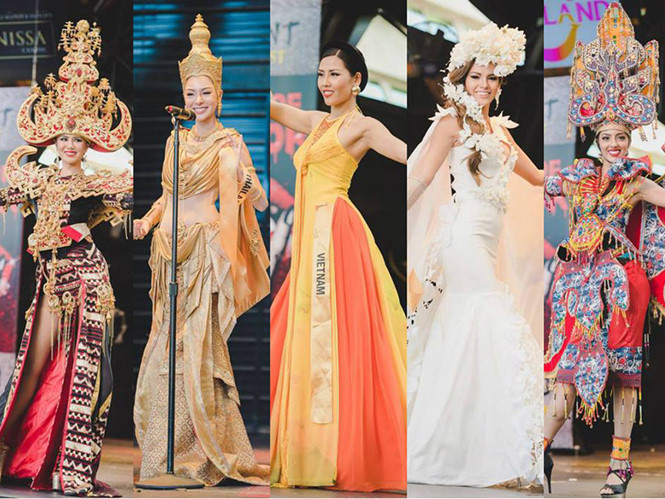 Năm 2016, mỹ nữ Việt, trang phục Việt tỏa sáng trên đấu trường sắc đẹp - Ảnh 14