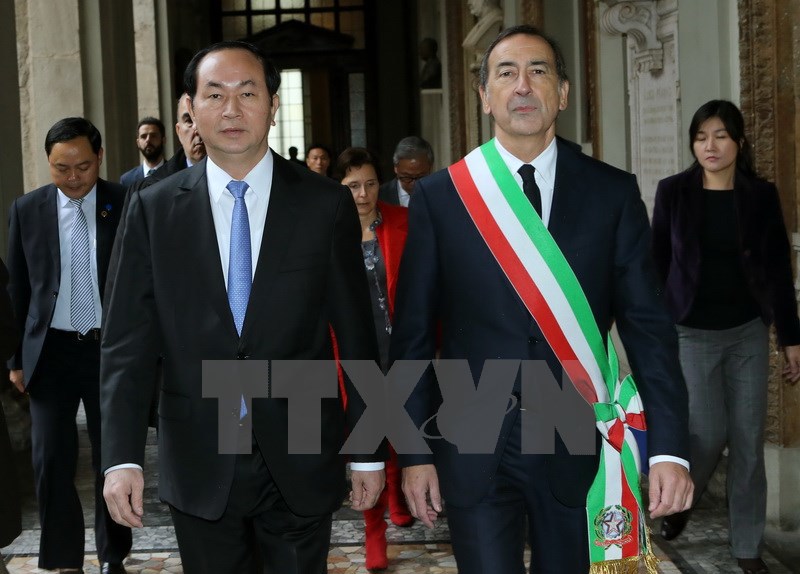 Chủ tịch nước thăm làm việc tại Milan và vùng Lombardia - Ảnh 1