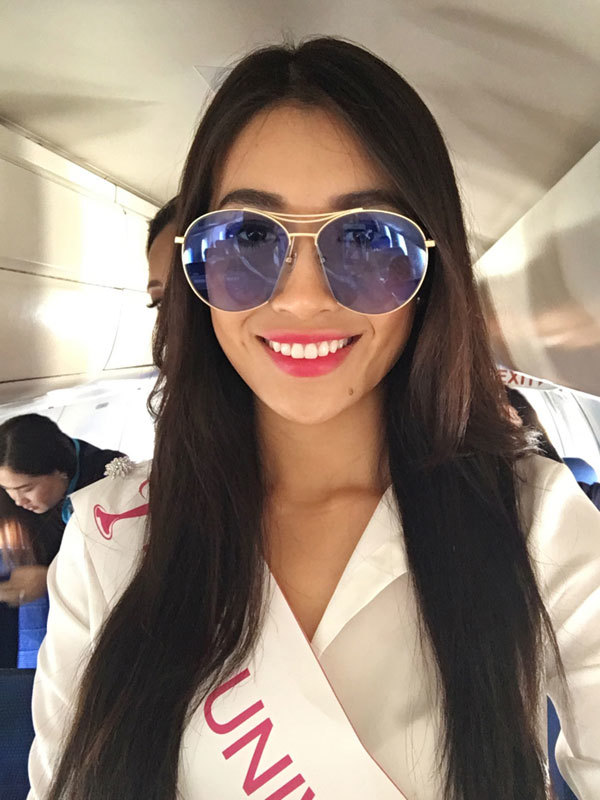 Người đẹp Việt hở bạo trước thí sinh Miss Universe - Ảnh 9