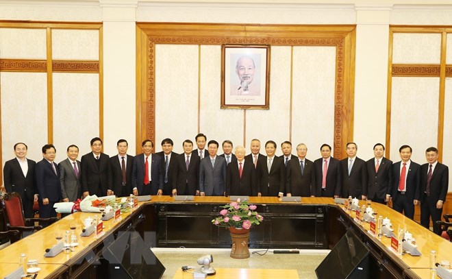 Tổng Bí thư, Chủ tịch nước Nguyễn Phú Trọng trao Quyết định phân công Ủy viên Bộ Chính trị - Ảnh 4