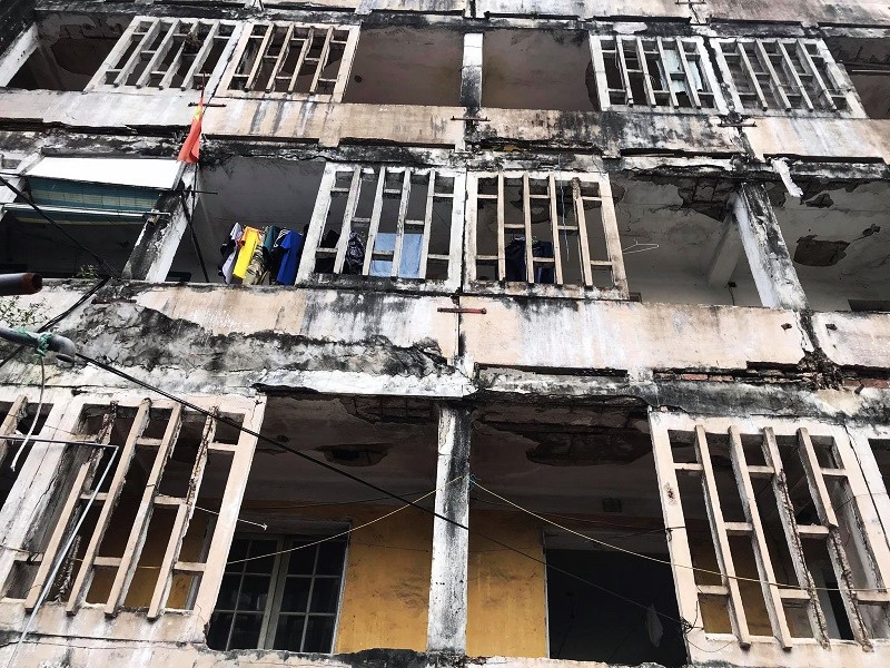 Nghệ An: Người dân cần phải di dời khỏi khu chung cư Quang Trung - Ảnh 3