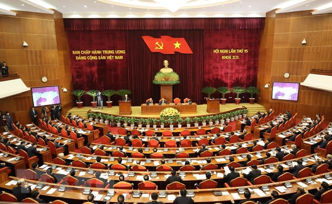 Hình ảnh khai mạc Hội nghị lần thứ 15 Ban Chấp hành Trung ương Đảng - Ảnh 2