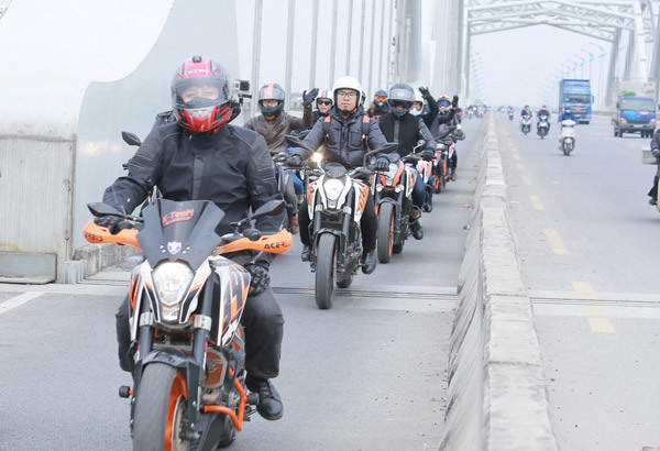 160 biker diễu hành moto tưởng nhớ Trần Lập - Ảnh 3