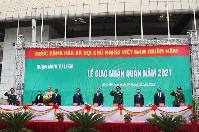 Hà Nội: Hơn 4.500 thanh niên phấn khởi lên đường nhập ngũ - Ảnh 20