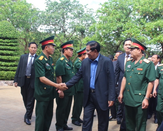Thủ tướng Vương quốc Campuchia Hun Sen thăm Khu di tích Đoàn 125 - Ảnh 1