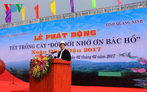 Chủ tịch nước phát động Tết trồng cây 2017 tại Quảng Ninh - Ảnh 1