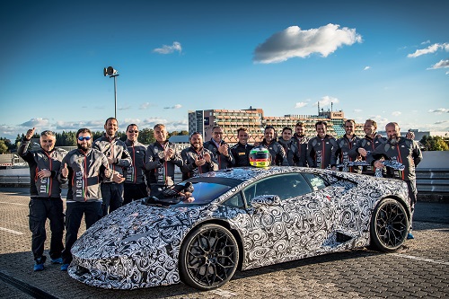 Siêu phẩm Lamborghini Huracan chinh phục đường đua nước Đức - Ảnh 1