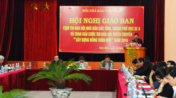 Giao ban Cụm thi đua Hội Nhà báo các tỉnh, thành phố dọc Quốc lộ 6 - Ảnh 1