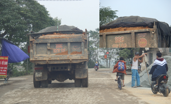 Huyện Đức Thọ (tỉnh Hà Tĩnh): Dàn xe có dấu hiệu quá tải ngày ngày “dắt” nhau qua cây cầu yếu - Ảnh 6