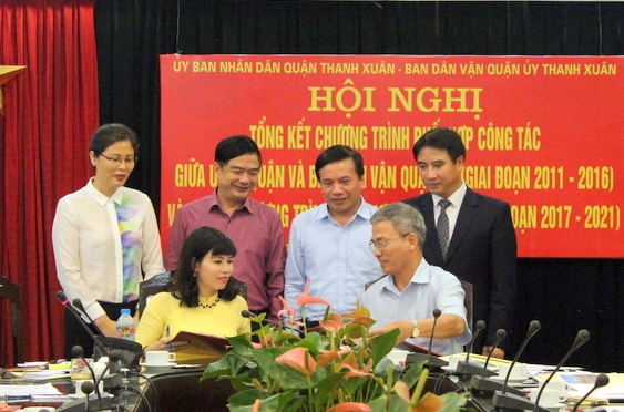 Quận Thanh Xuân nâng cao hiệu quả phối hợp công tác dân vận - Ảnh 1