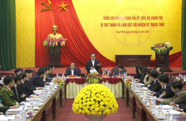 Bí thư Thành ủy Hà Nội: Đừng “bóc ngắn cắn dài” khi quy hoạch, đầu tư - Ảnh 1