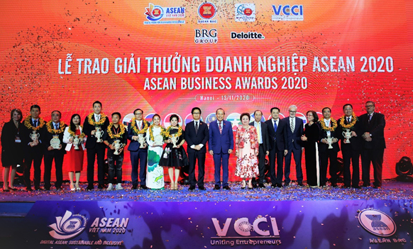 Lễ trao giải thưởng Doanh nghiệp ASEAN 2020 vinh danh 58 doanh nghiệp xuất sắc toàn khu vực - Ảnh 4