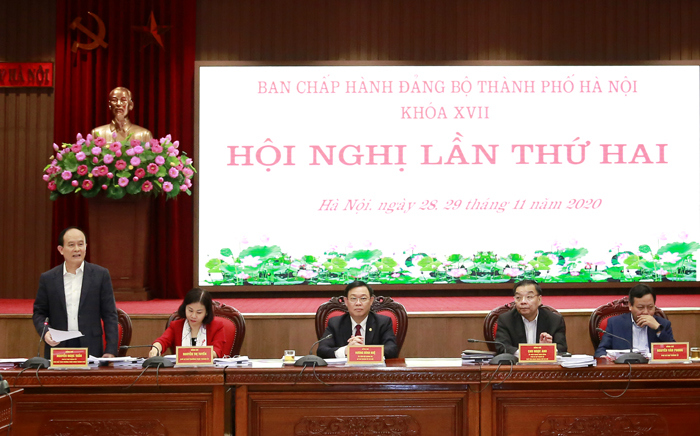 Hội nghị lần thứ hai Ban Chấp hành Đảng bộ TP Hà Nội: Thảo luận, cho ý kiến về 10 nội dung quan trọng - Ảnh 6