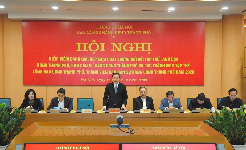 Ban Cán sự đảng UBND thành phố Hà Nội kiểm điểm công tác năm 2020 - Ảnh 1
