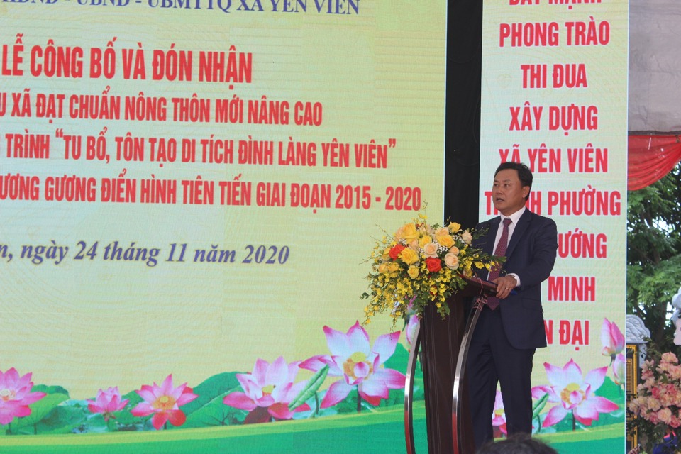 Xã Yên Viên đón Bằng công nhận danh hiệu Xã đạt chuẩn nông thôn mới nâng cao - Ảnh 7