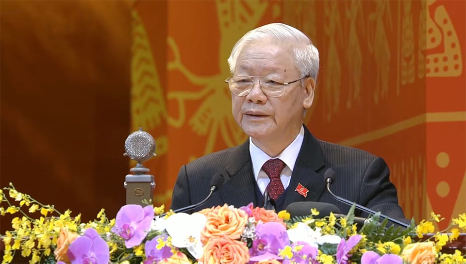 Tổng Bí thư, Chủ tịch nước Nguyễn Phú Trọng: Lấy hạnh phúc của Nhân dân là mục tiêu phấn đấu - Ảnh 1