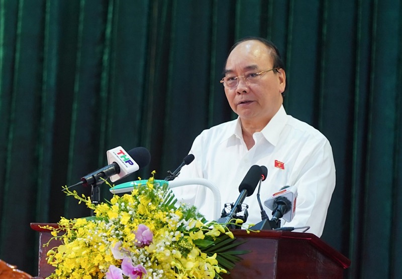 Thủ tướng Chính phủ Nguyễn Xuân Phúc tiếp xúc cử tri tại huyện An Lão (Hải Phòng) - Ảnh 2