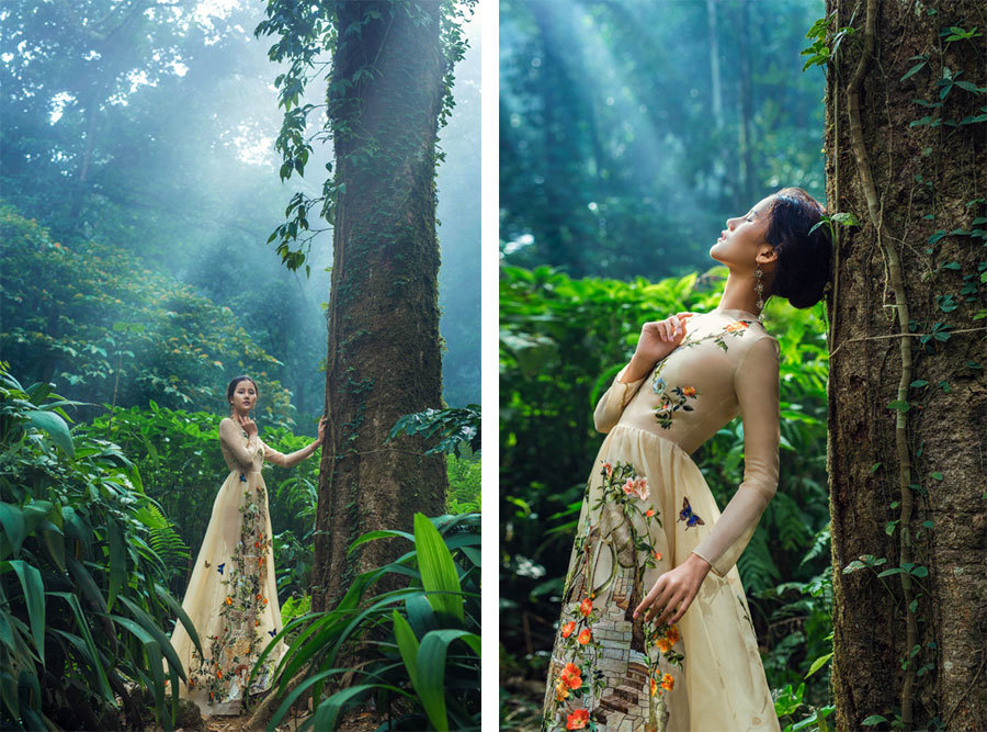 Thiên nhiên Việt Nam giúp nâng tầm ảnh thời trang - Ảnh 1