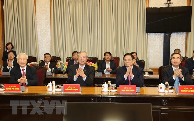 Tổng Bí thư, Chủ tịch nước Nguyễn Phú Trọng trao Quyết định phân công Ủy viên Bộ Chính trị - Ảnh 2